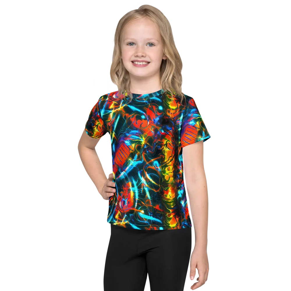 Spectrum Ignition on Kids Crew Neck T-Shirt — Front