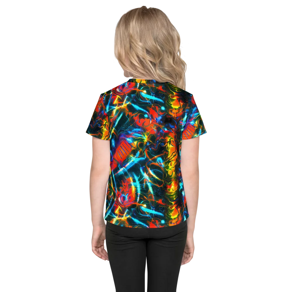Spectrum Ignition on Kids Crew Neck T-Shirt — Back
