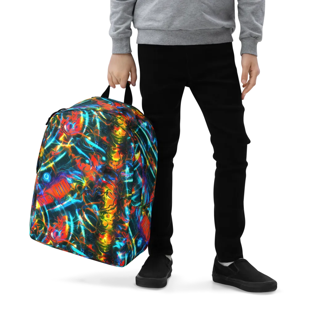 Spectrum Ignition on Minimalist Backpack — Zoomed-in