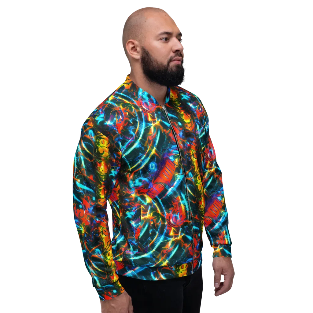 Spectrum Ignition on Bomber Jacket — Right