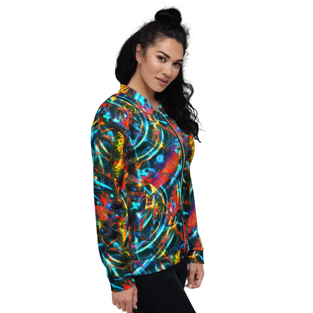 Spectrum Ignition on Bomber Jacket — Right