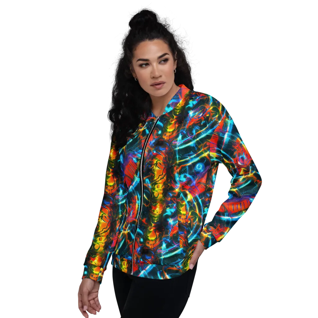 Spectrum Ignition on Bomber Jacket — Left
