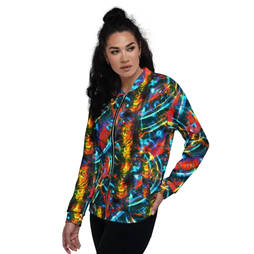Spectrum Ignition on a Bomber Jacket