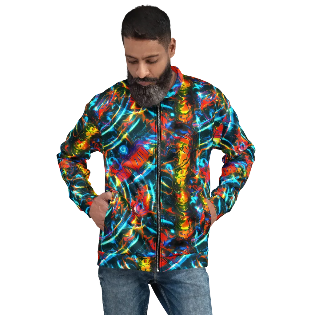 Spectrum Ignition on Bomber Jacket — Front