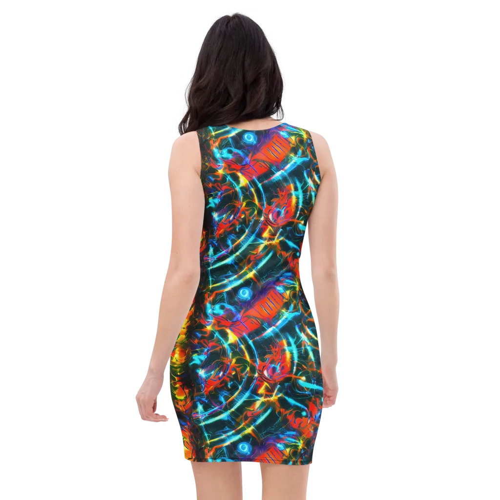 Spectrum Ignition on Bodycon Dress — Back