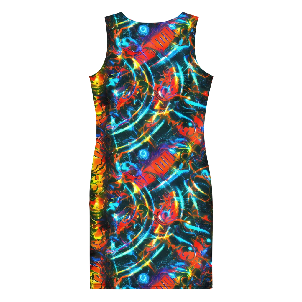 Spectrum Ignition on Bodycon Dress — Back