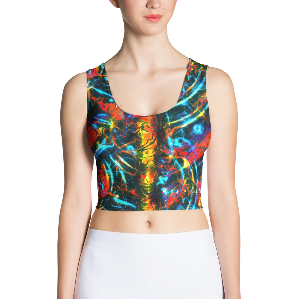 Spectrum Ignition on Crop Top — Front