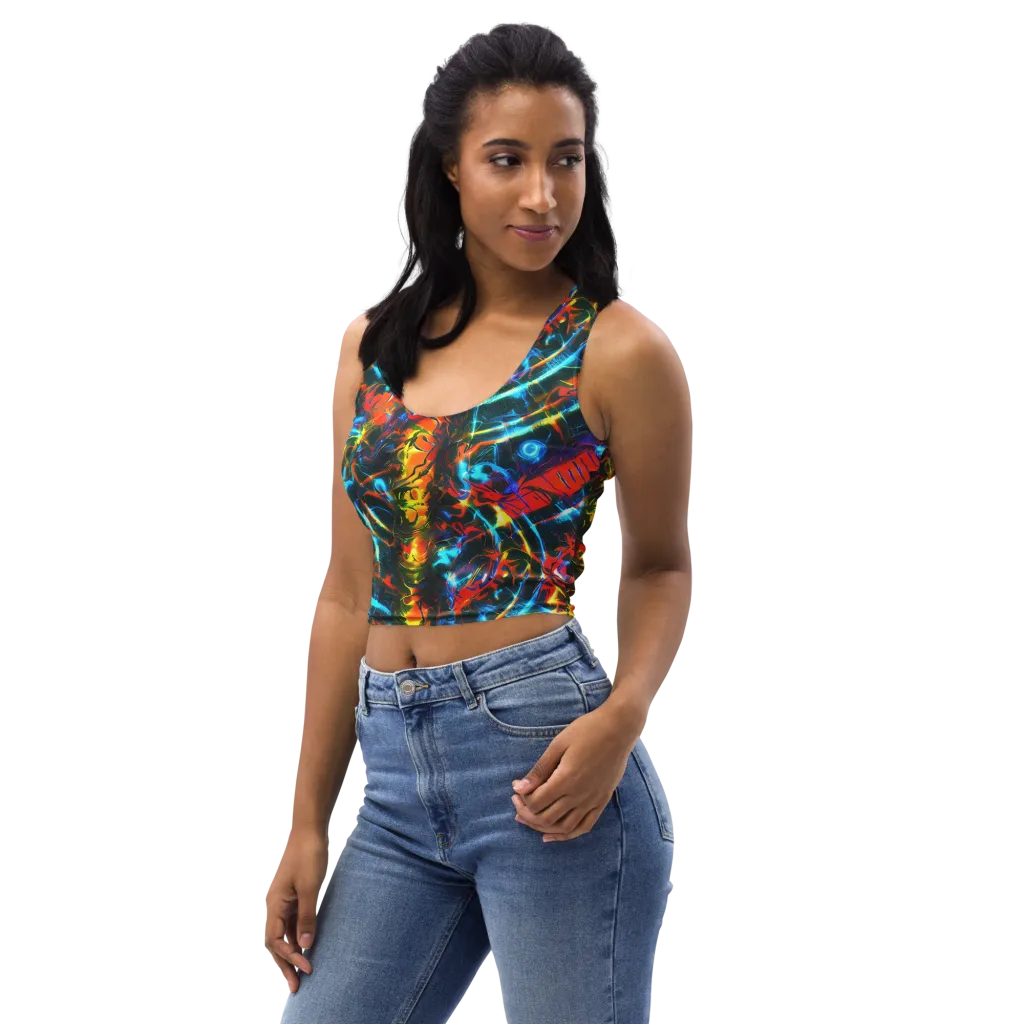 Spectrum Ignition on Crop Top — Left Front
