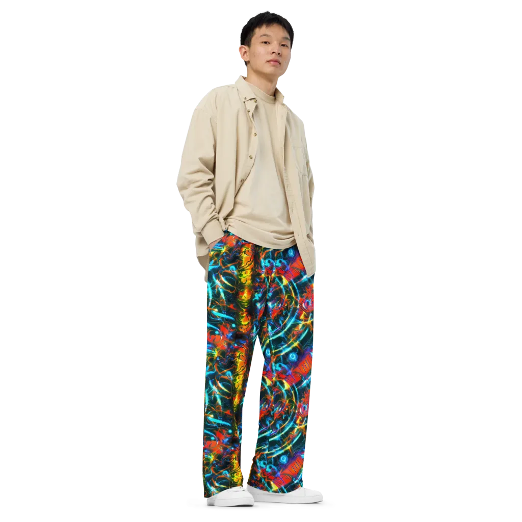 Spectrum Ignition on Wide-Leg Pants — Right Front