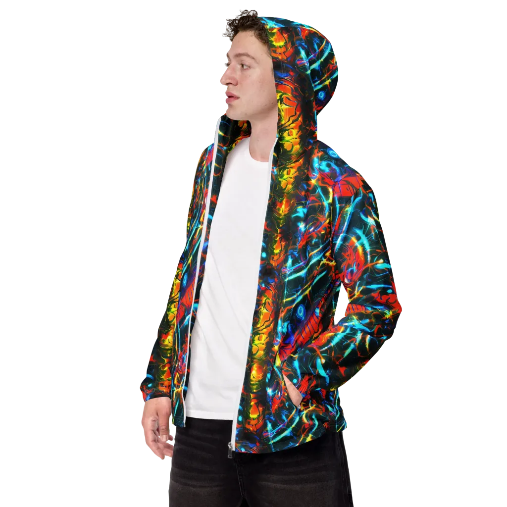 Spectrum Ignition on Men's Windbreaker — Left Front