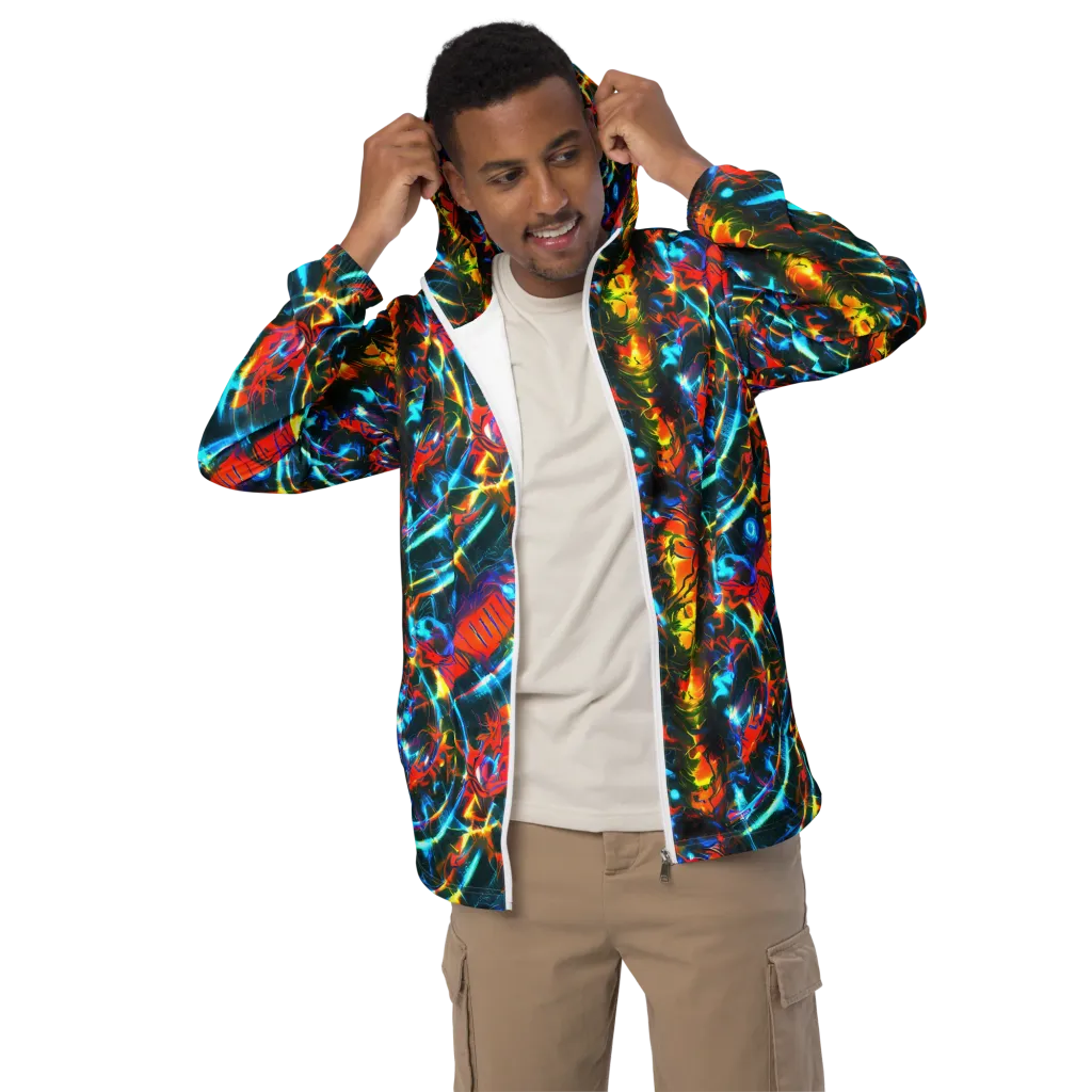 Spectrum Ignition on Men's Windbreaker — Front