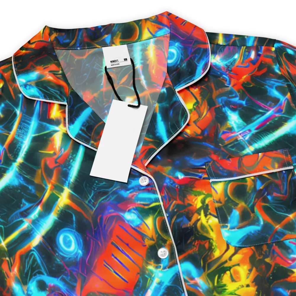 Spectrum Ignition on Women's Short Sleeve Pajama Top — Product details