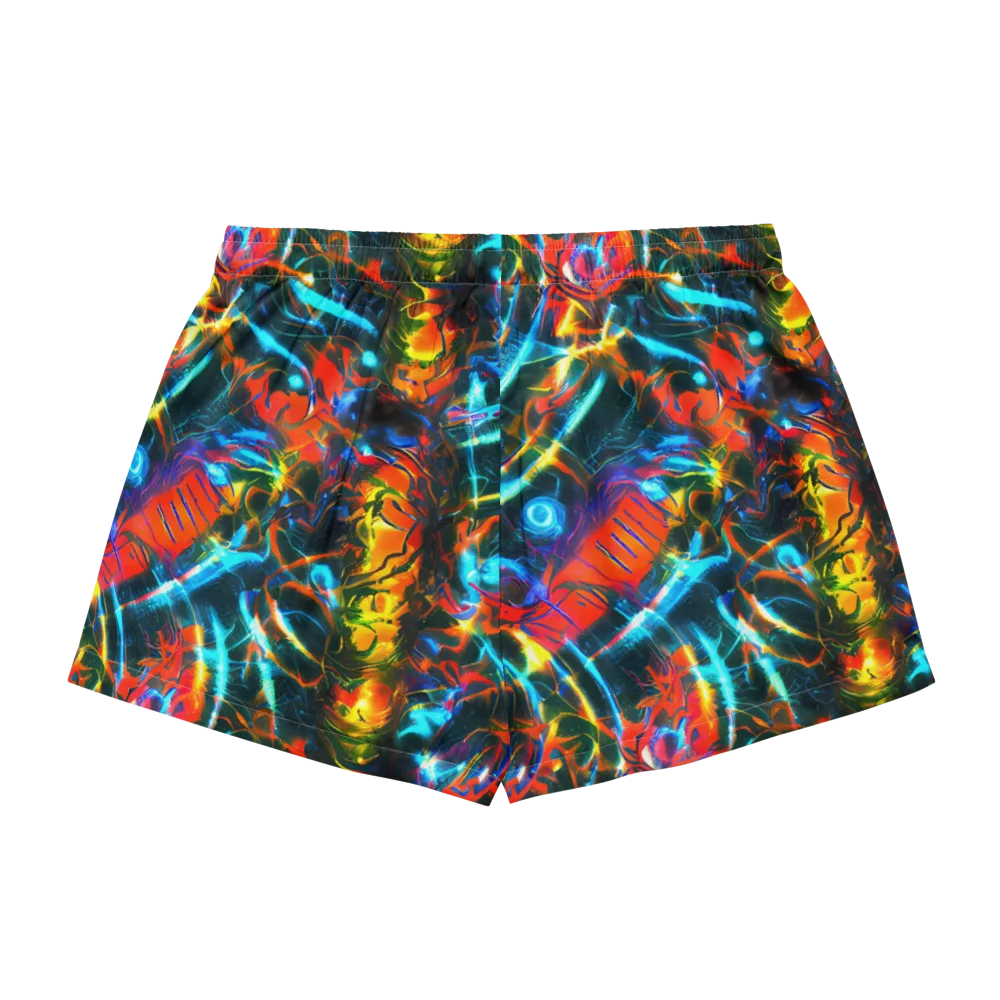Spectrum Ignition on Women's Pajama Shorts — Back