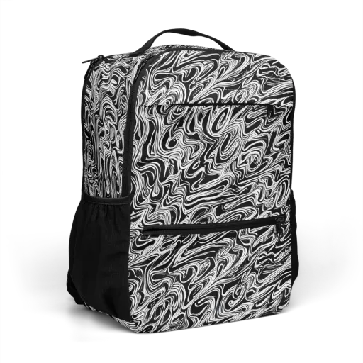 White Noise Waves on a Utility Backpack