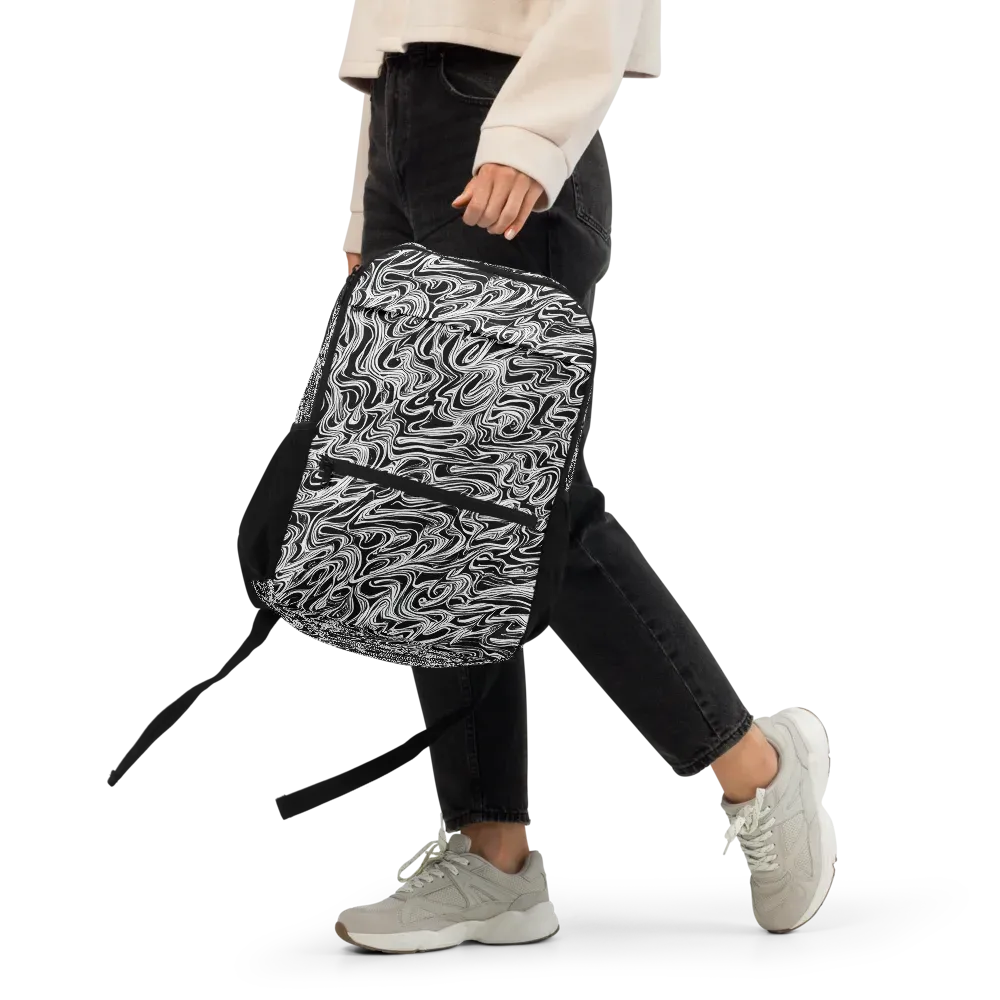 White Noise Waves on Utility Backpack — Front