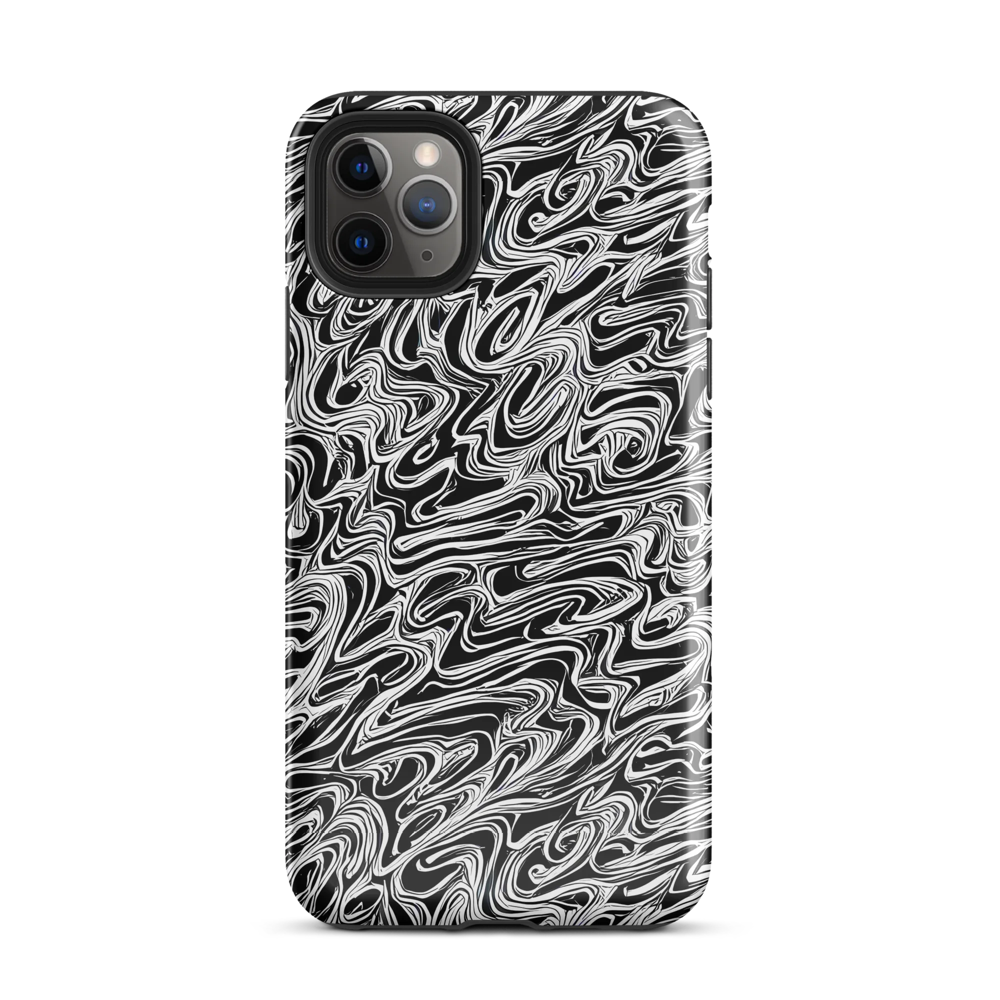 White Noise Waves on Tough Case for iPhone® — Front