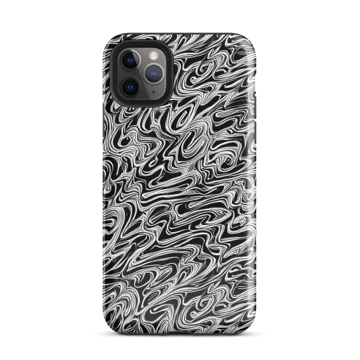 White Noise Waves on a Tough Case for iPhone®