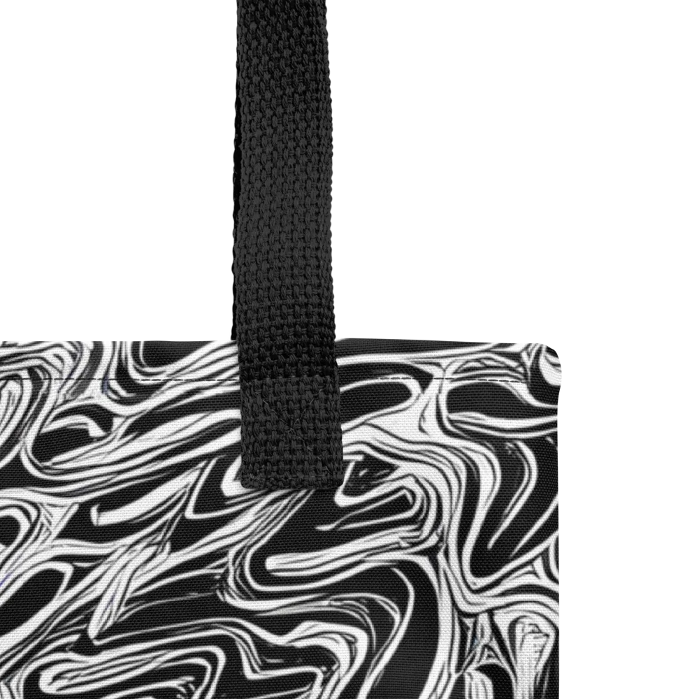 White Noise Waves on Tote Bag — Product details