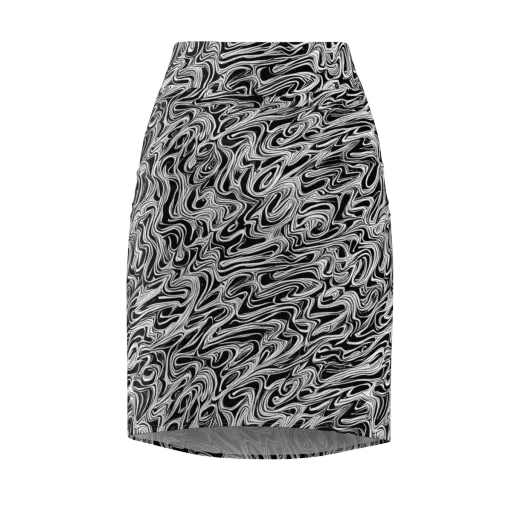 White Noise Waves on a Pencil Skirt
