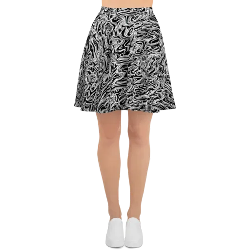 White Noise Waves on a Skater Skirt