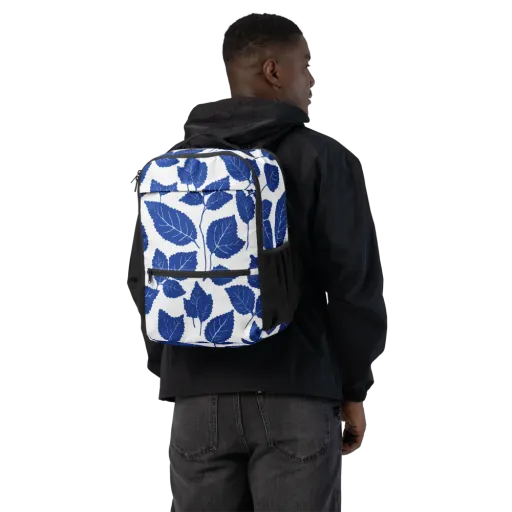 Indigo Leaves on a Utility Backpack