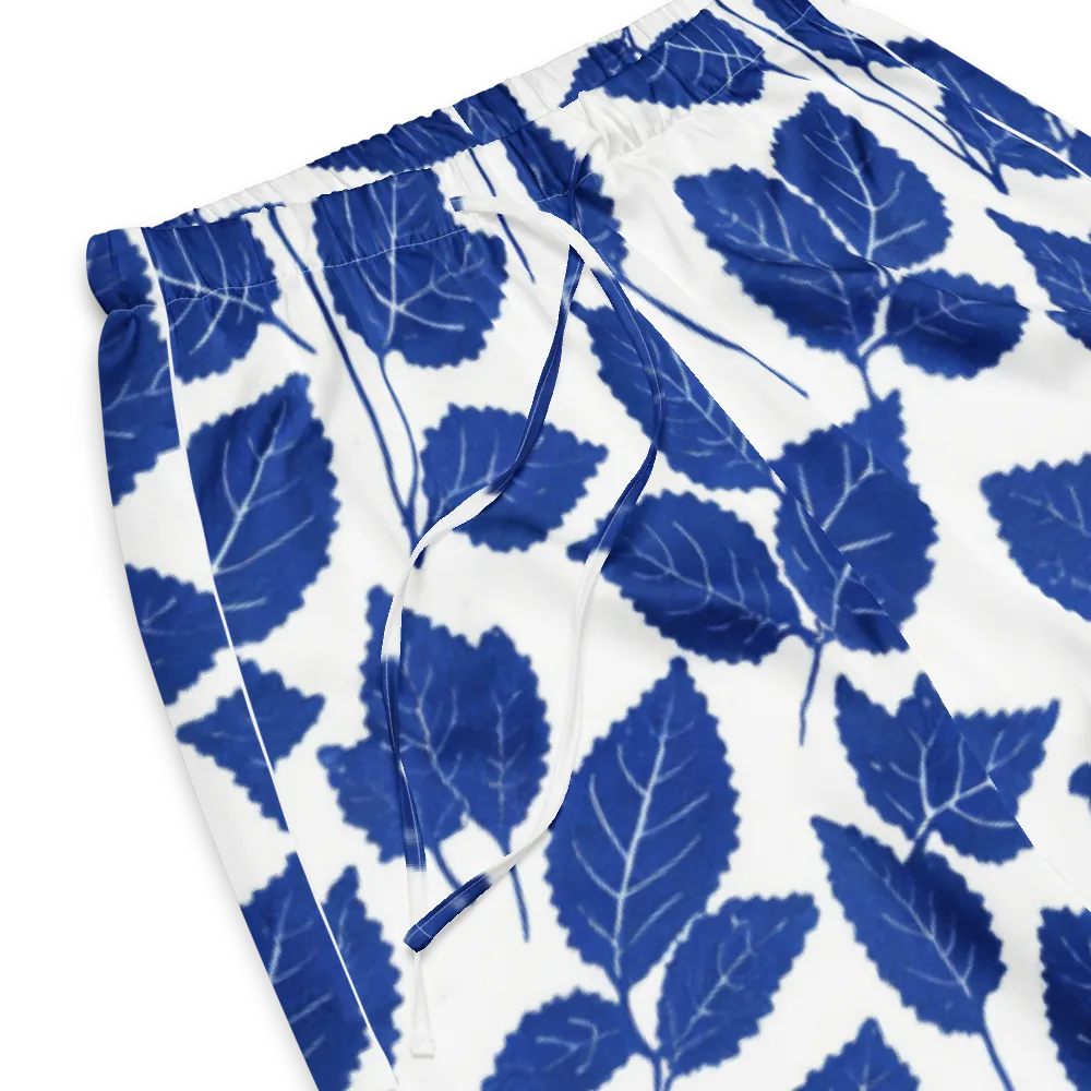 Indigo Leaves on Women's Pajama Pants — Product details