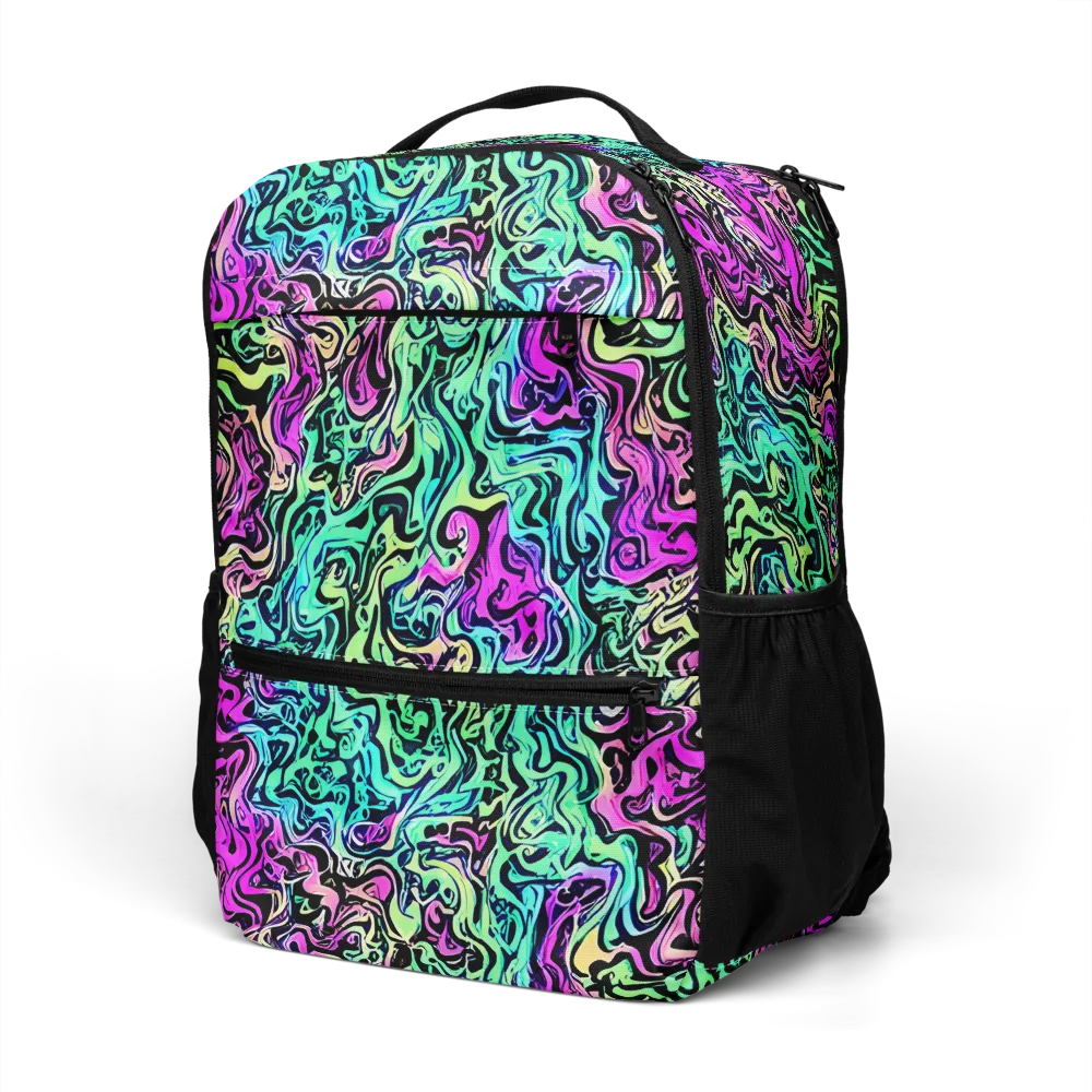 Color Shock on Utility Backpack — Left Front