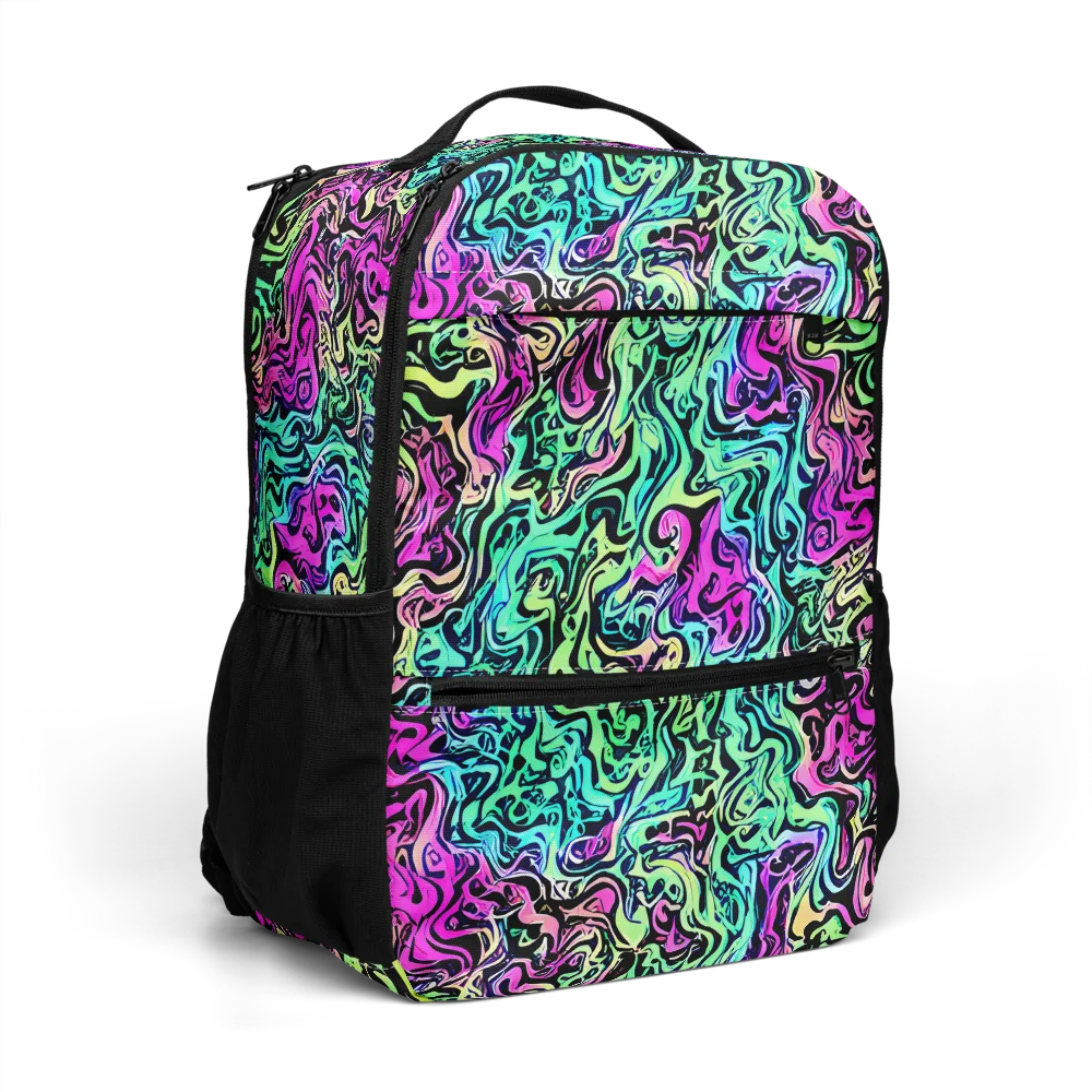 Color Shock on Utility Backpack — Right Front