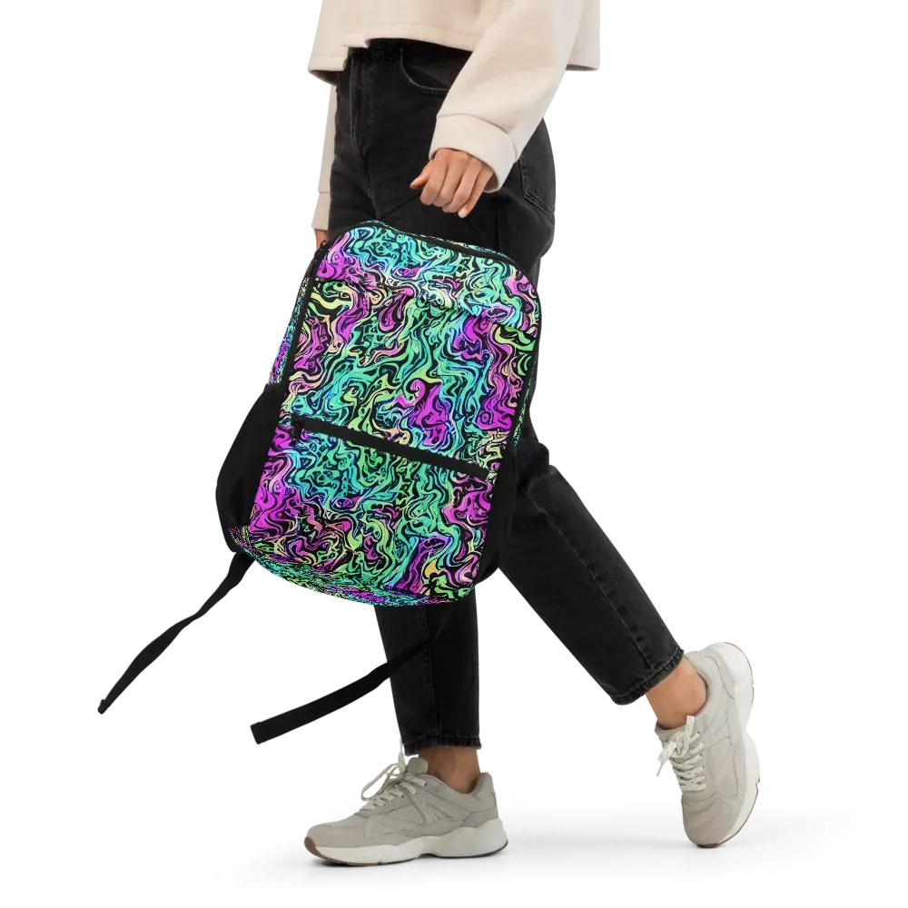 Color Shock on Utility Backpack — Front
