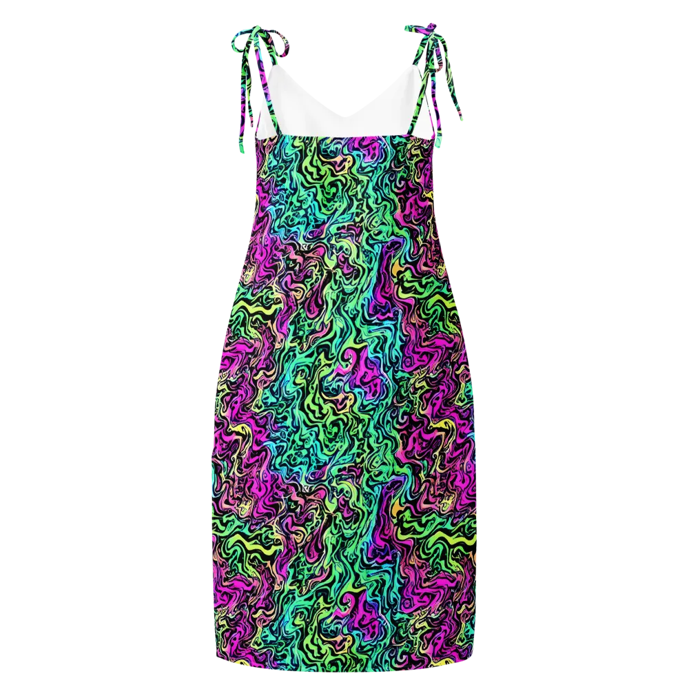 Color Shock on Slip Dress — Back
