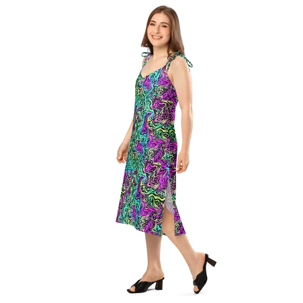 Color Shock on Slip Dress — Left Front