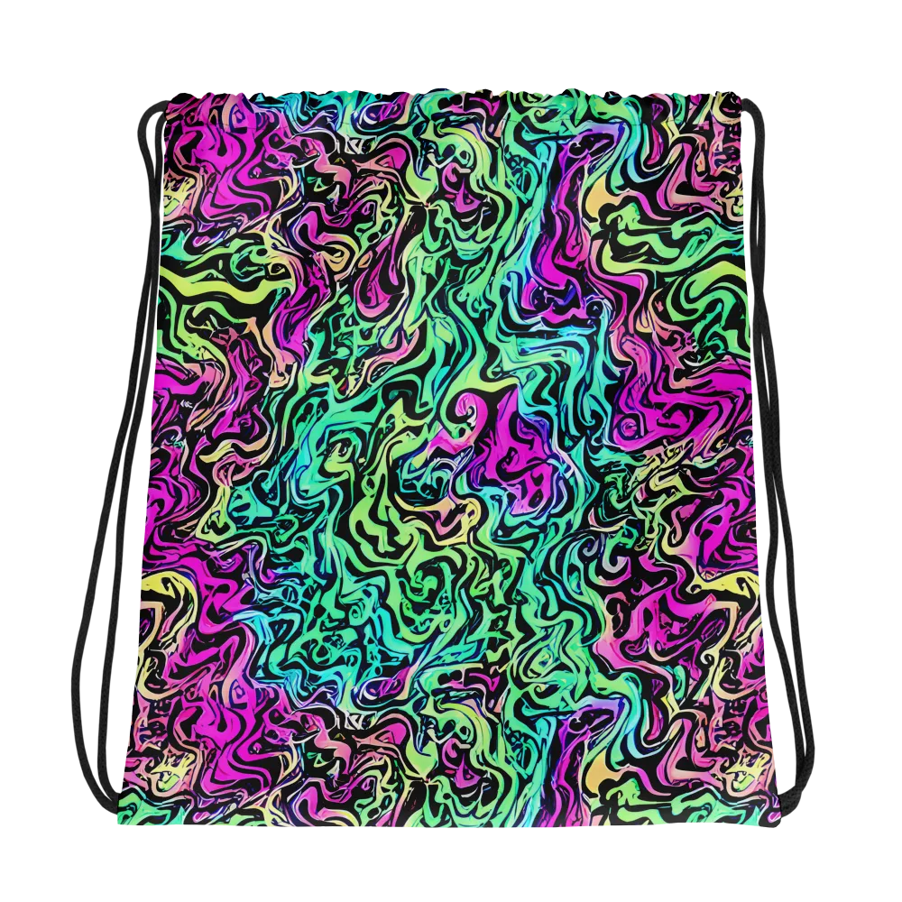 Color Shock on Drawstring Bag — Photo
