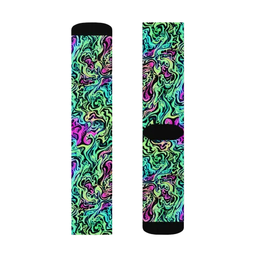 Color Shock on a Socks