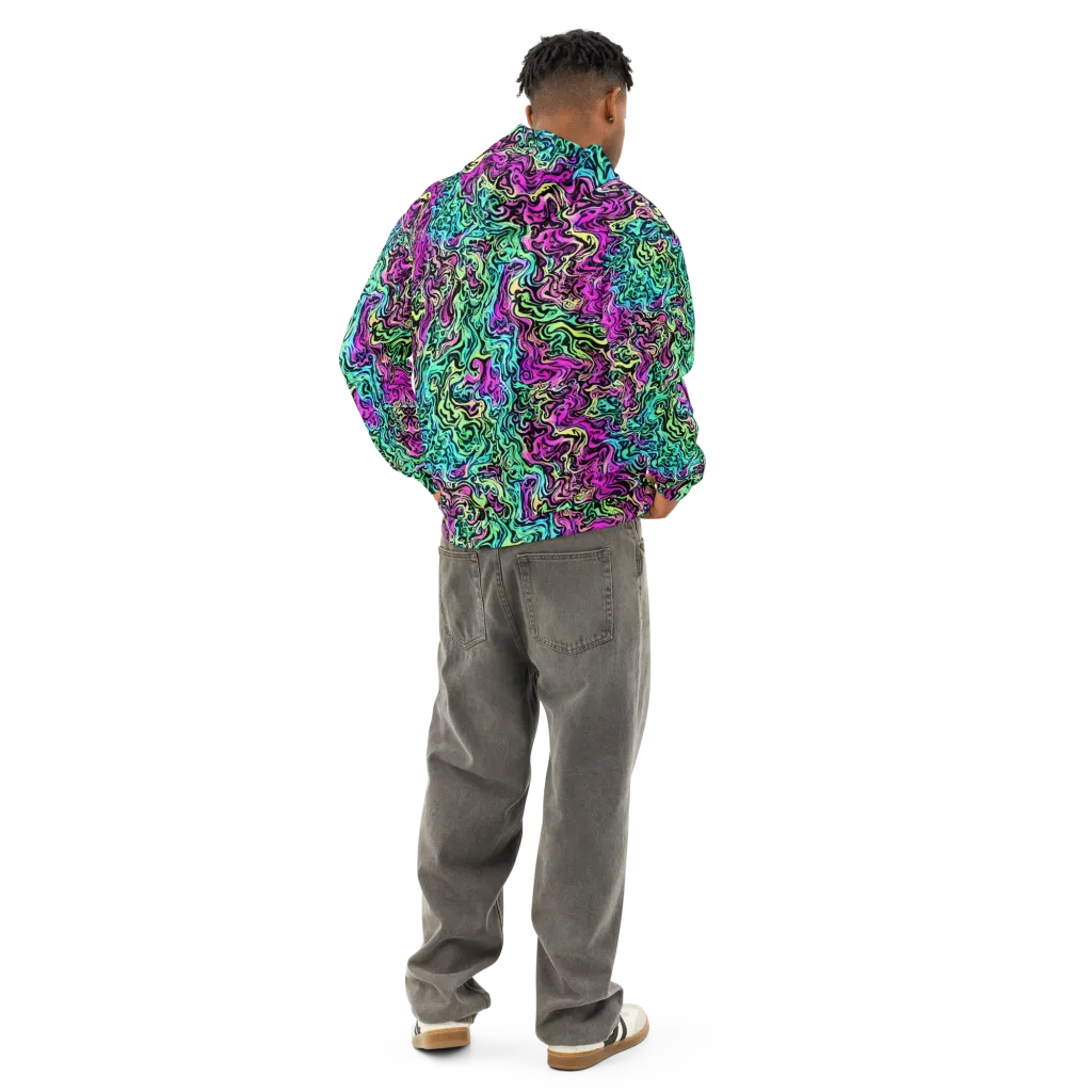 Color Shock on Cotton Hoodie — Back