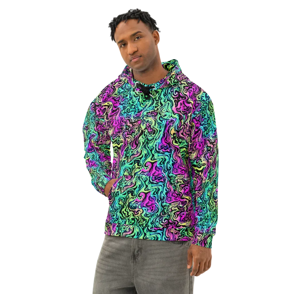 Color Shock on Cotton Hoodie — Left Front