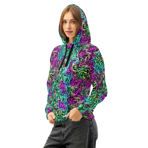 Color Shock on a Cotton Hoodie