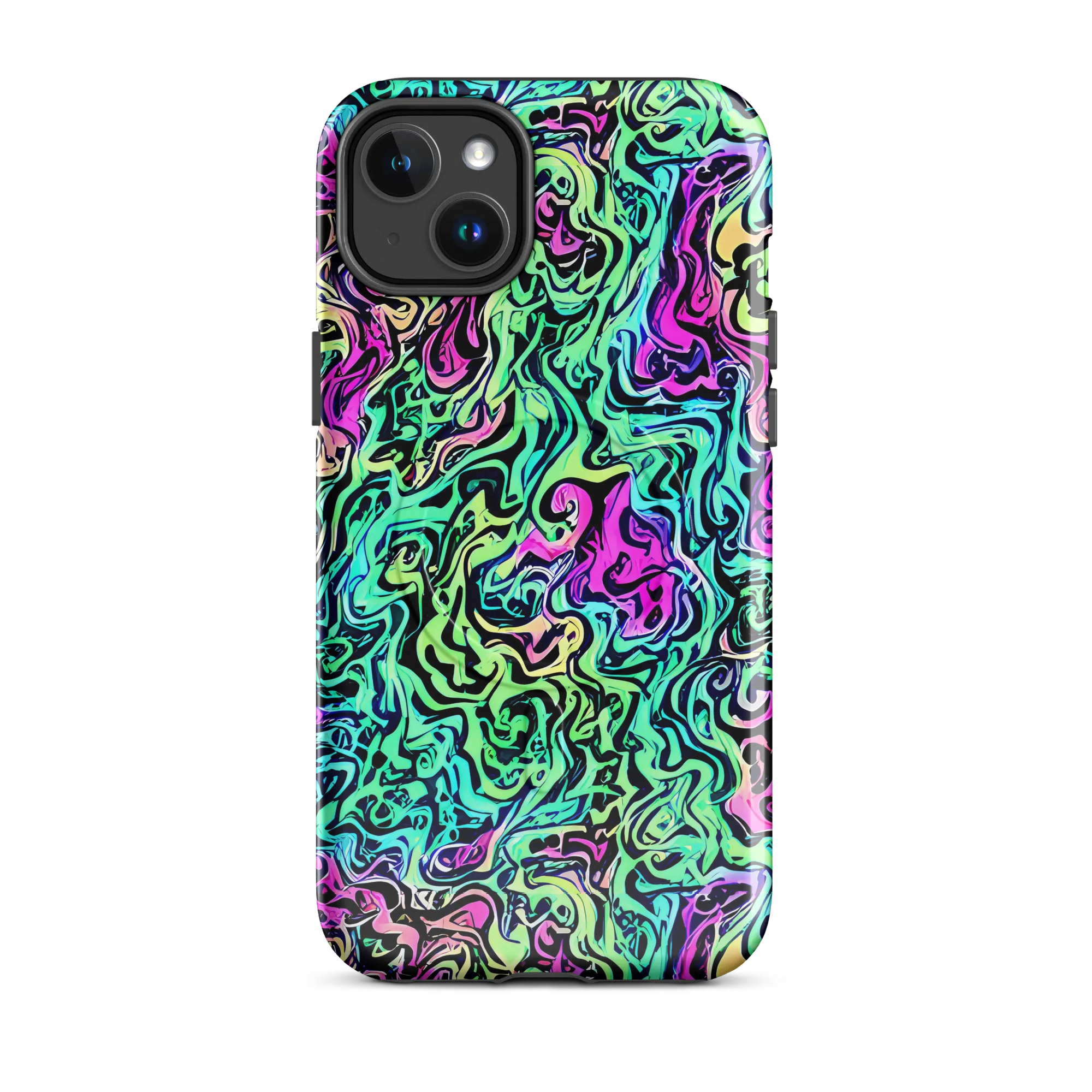 Color Shock on MagSafe Tough Case for iPhone® — Front