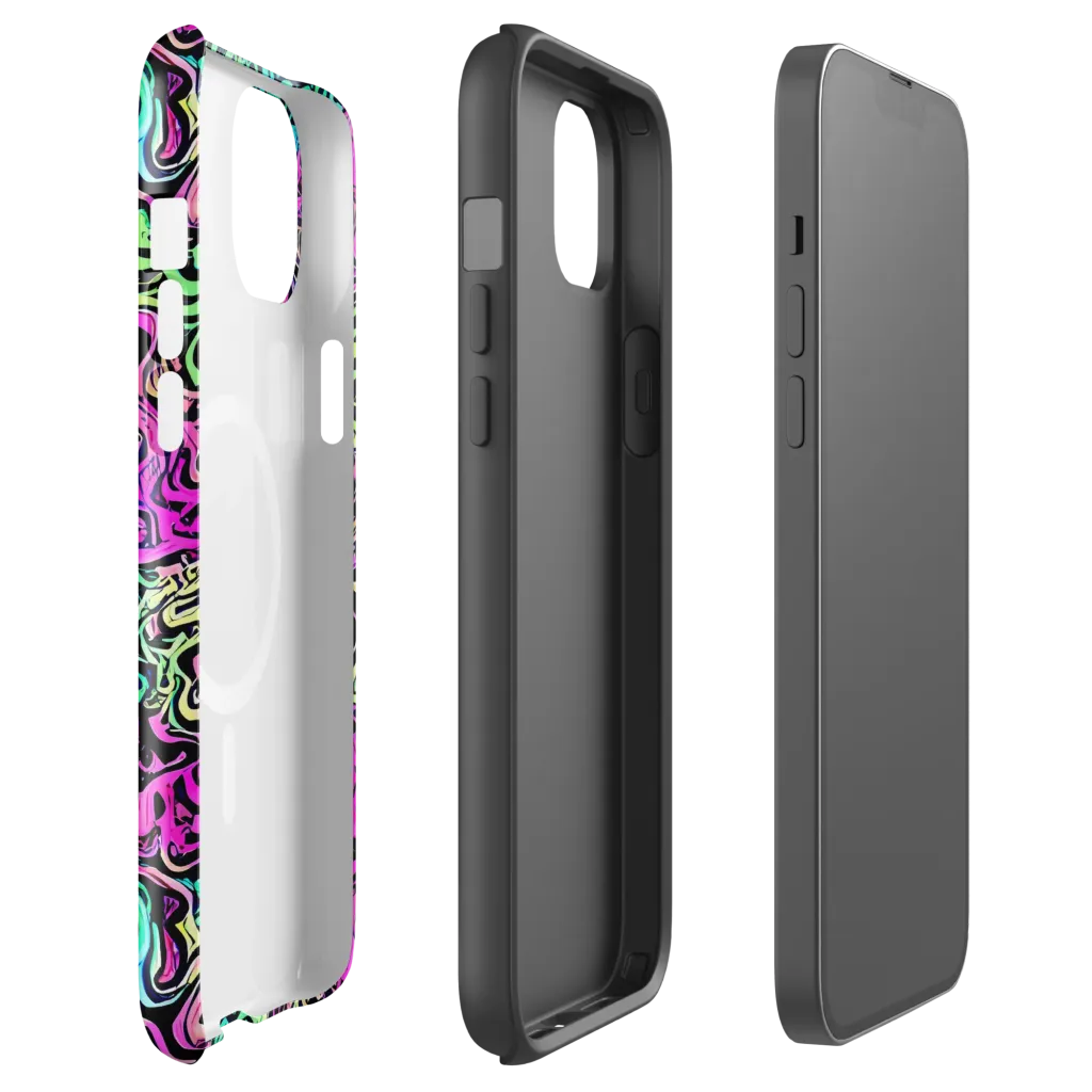 Color Shock on MagSafe Tough Case for iPhone® — Front