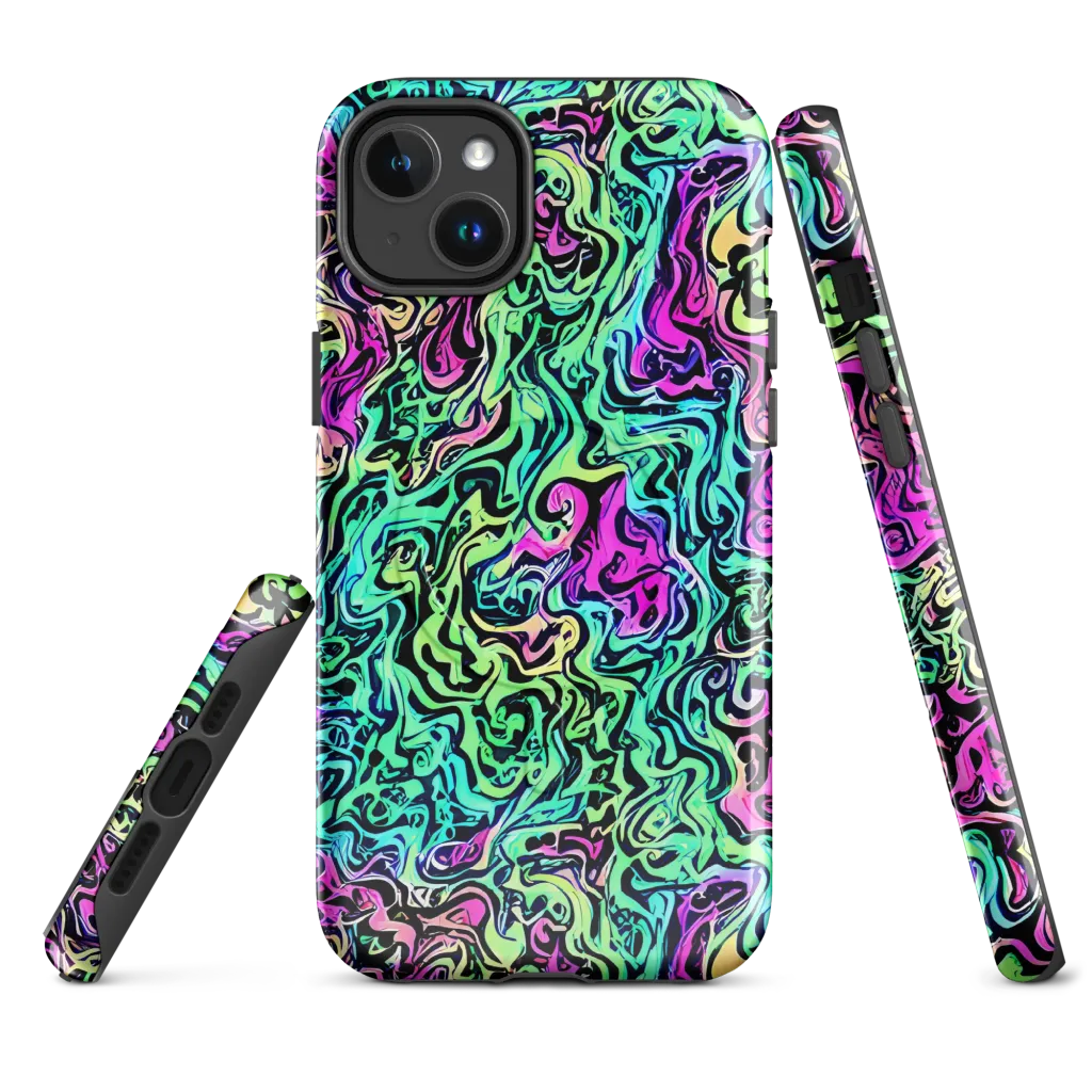 Color Shock on MagSafe Tough Case for iPhone® — Front