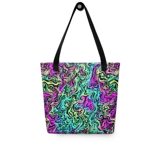 Color Shock on a Tote Bag