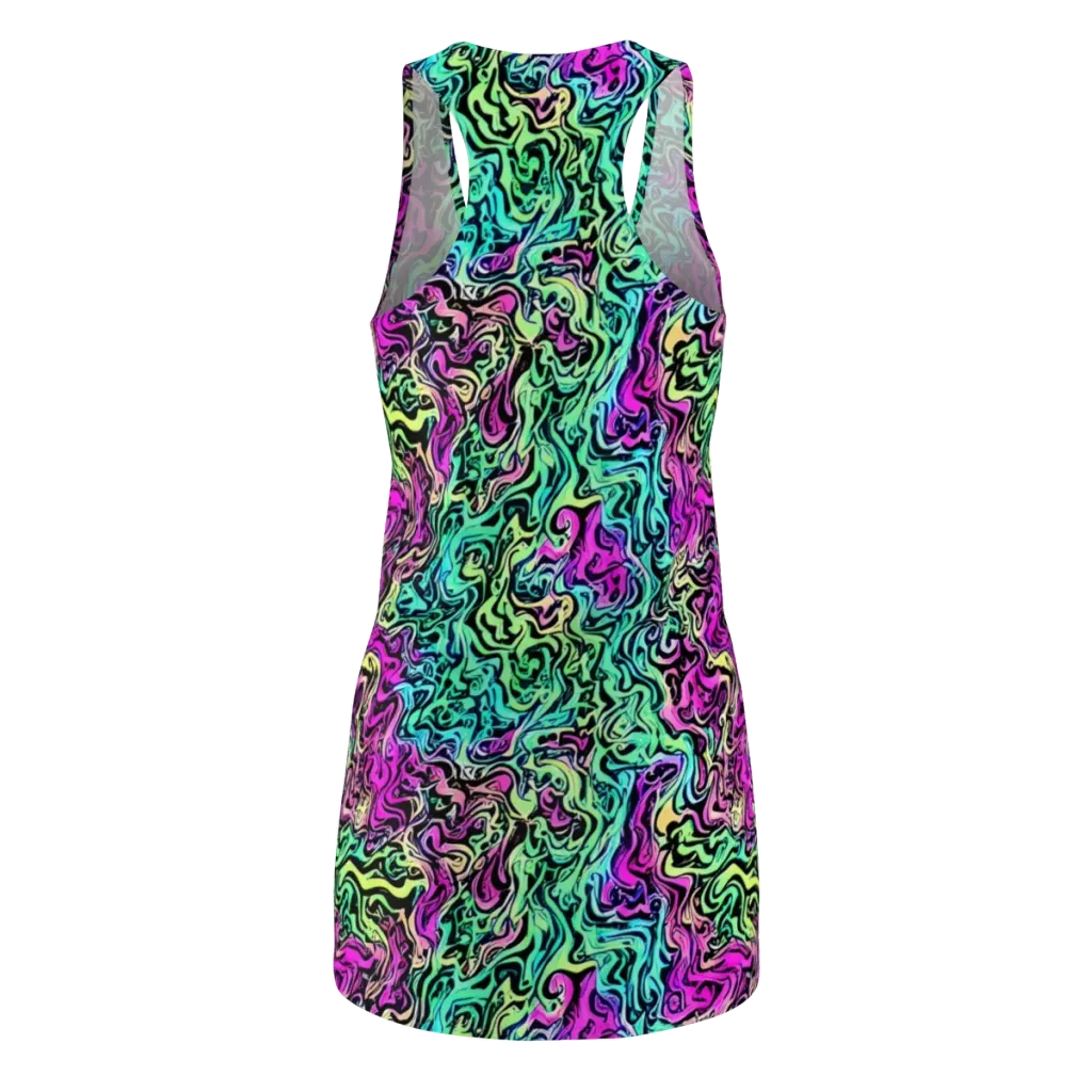 Color Shock on Racerback Dress — Back