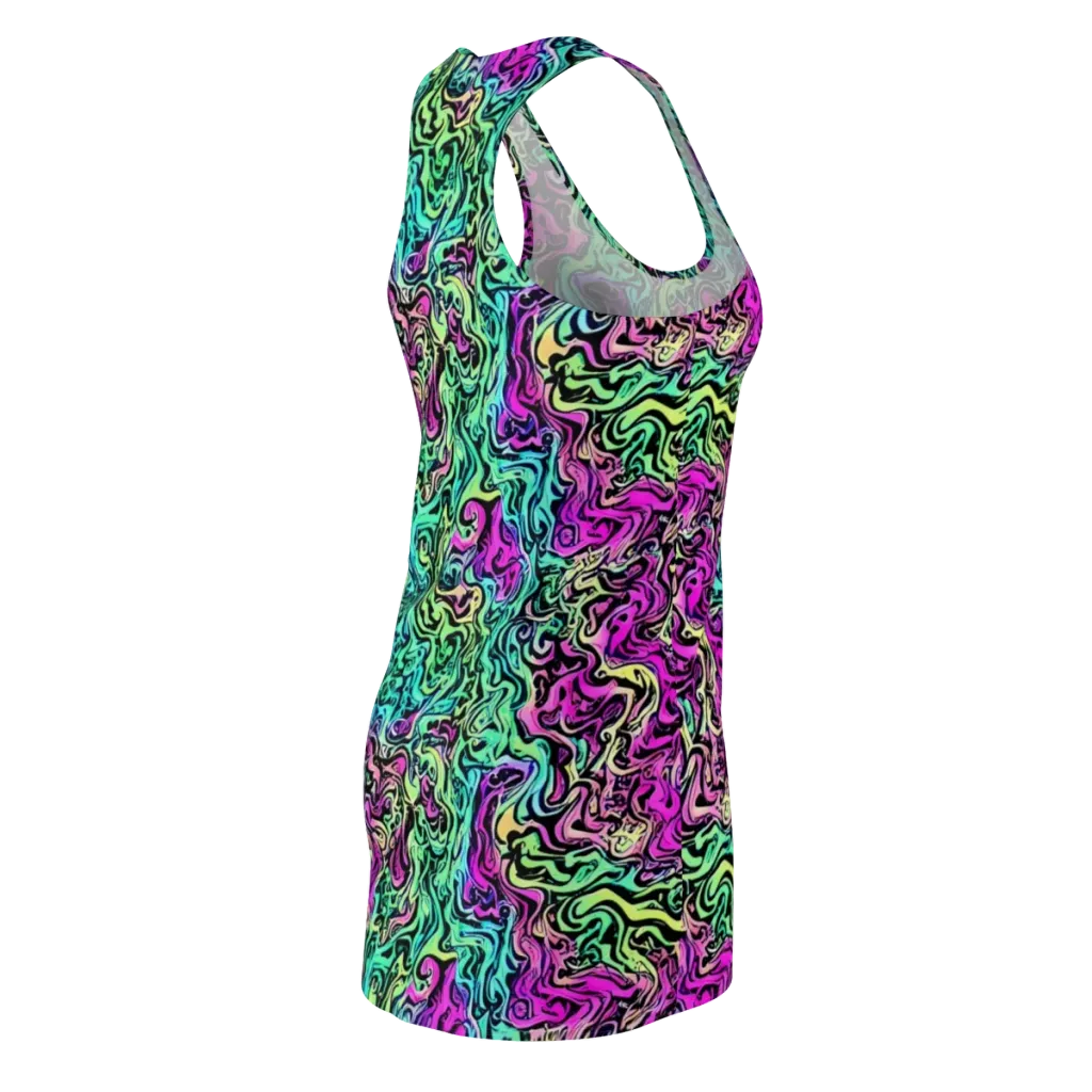 Color Shock on Racerback Dress — Back Side
