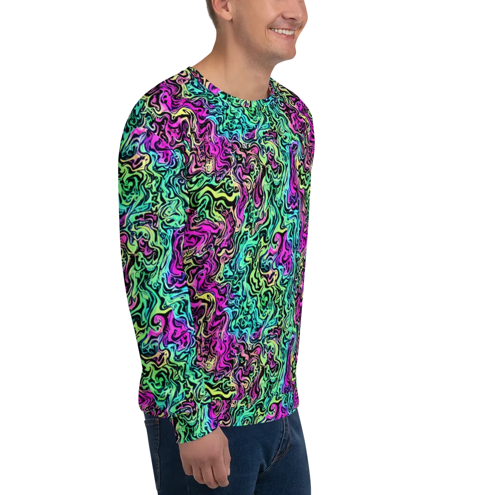 Color Shock on Sweatshirt — Right Front