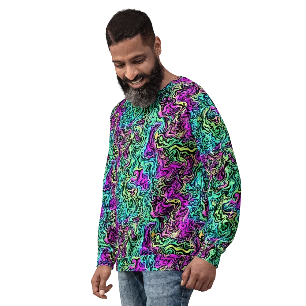 Color Shock on Sweatshirt — Left Front