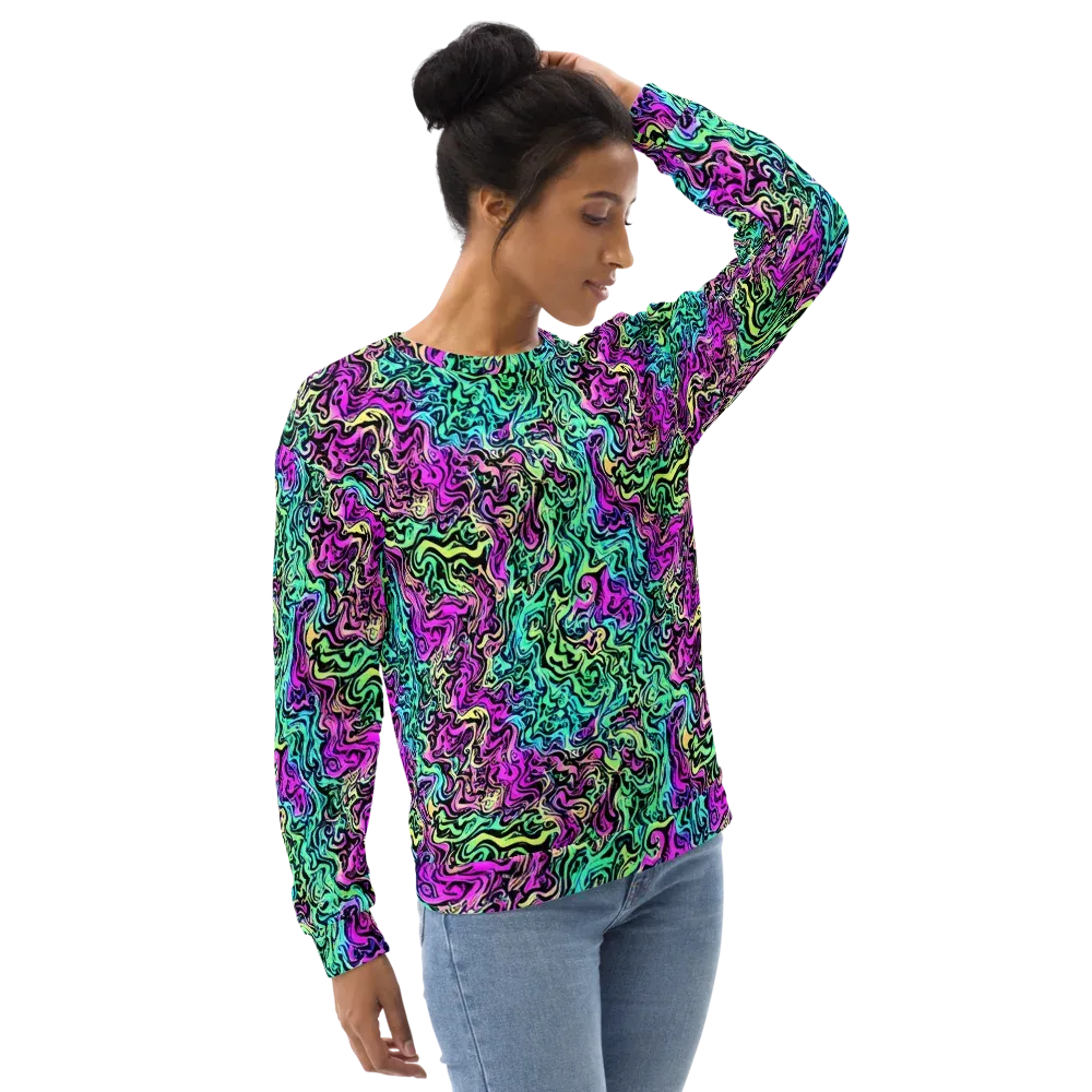 Color Shock on Sweatshirt — Right Front
