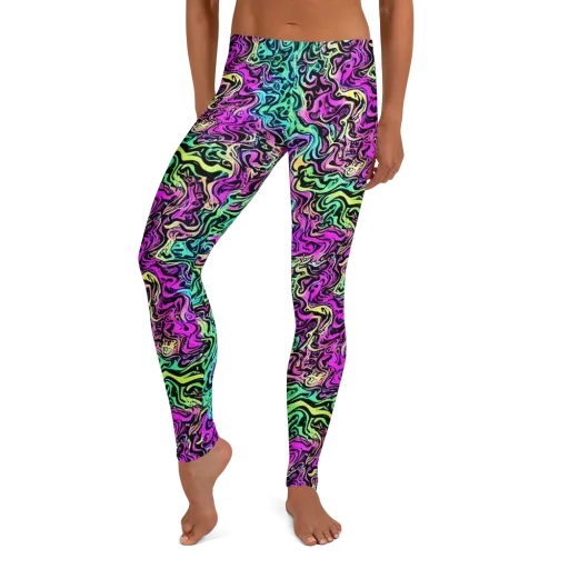 Color Shock on a Leggings