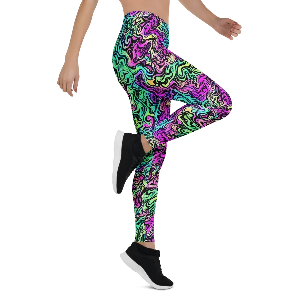 Color Shock on Leggings — Right