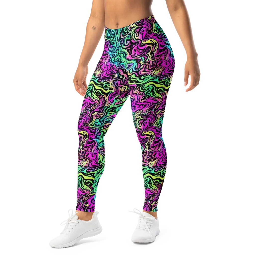 Color Shock on Leggings — Left Front