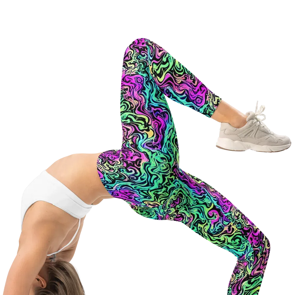 Color Shock on Leggings — Right
