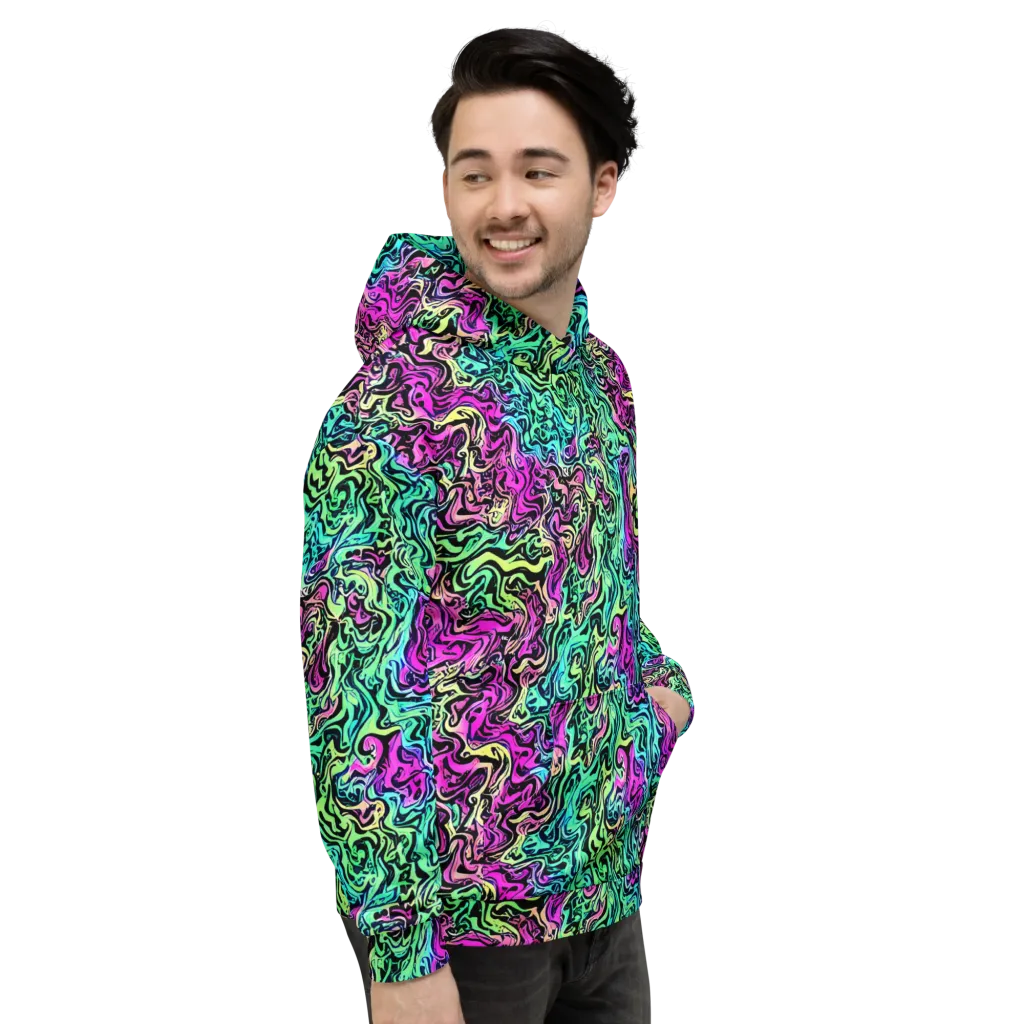 Color Shock on Hoodie — Right